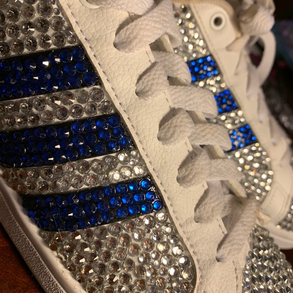 Adidas Originals *BLINGED* sneakers Sz 8